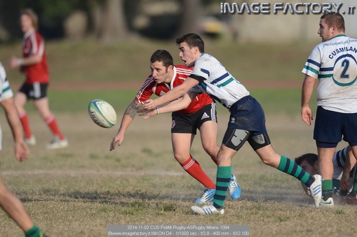 2014-11-02 CUS PoliMi Rugby-ASRugby Milano 1084